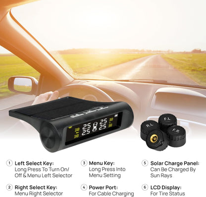 Airmoto Tire Pressure Monitoring System TPMS